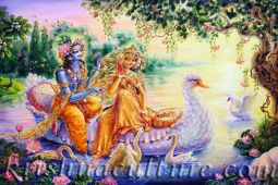 Radha Krishna Pearls 2 Canvas Art